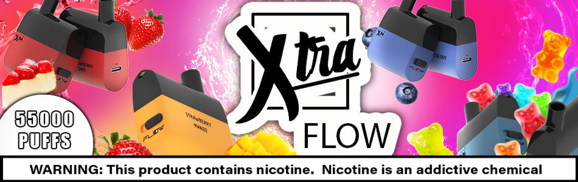 Xtra FLOW Disposables - 5500 Puffs
